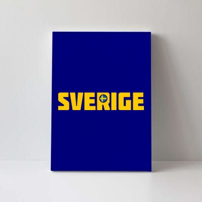 Sverige Cool Swedish Flag Sweden Gift Canvas