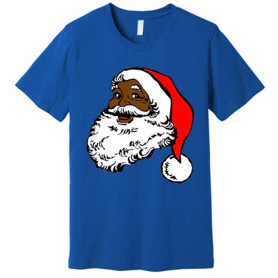 Santa Claus Santa Claus Cool Gift African American Pride Cute Gift Premium T-Shirt