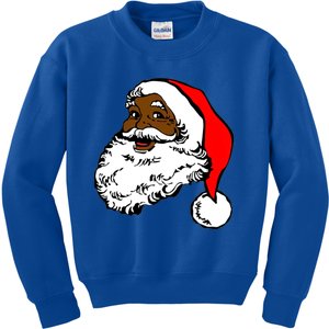 Santa Claus Santa Claus Cool Gift African American Pride Cute Gift Kids Sweatshirt