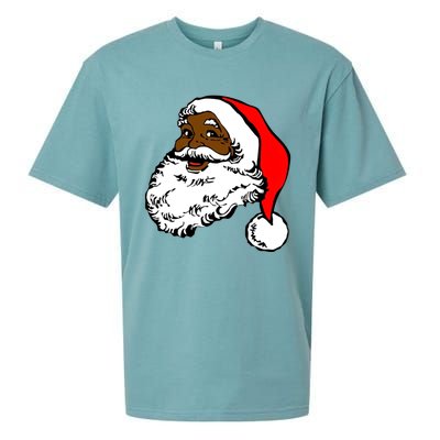 Santa Claus Santa Claus Cool Gift African American Pride Cute Gift Sueded Cloud Jersey T-Shirt