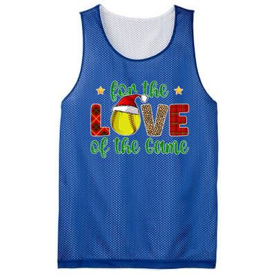 Softball Christmas Softball Player Xmas Santa Meaningful Gift Mesh Reversible Basketball Jersey Tank