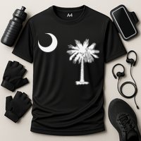 South Carolina State Flag Palmetto Moon SC Pride Cooling Performance Crew T-Shirt