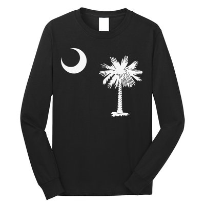 South Carolina State Flag Palmetto Moon SC Pride Long Sleeve Shirt