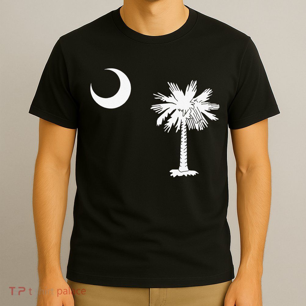 South Carolina State Flag Palmetto Moon SC Pride T-Shirt