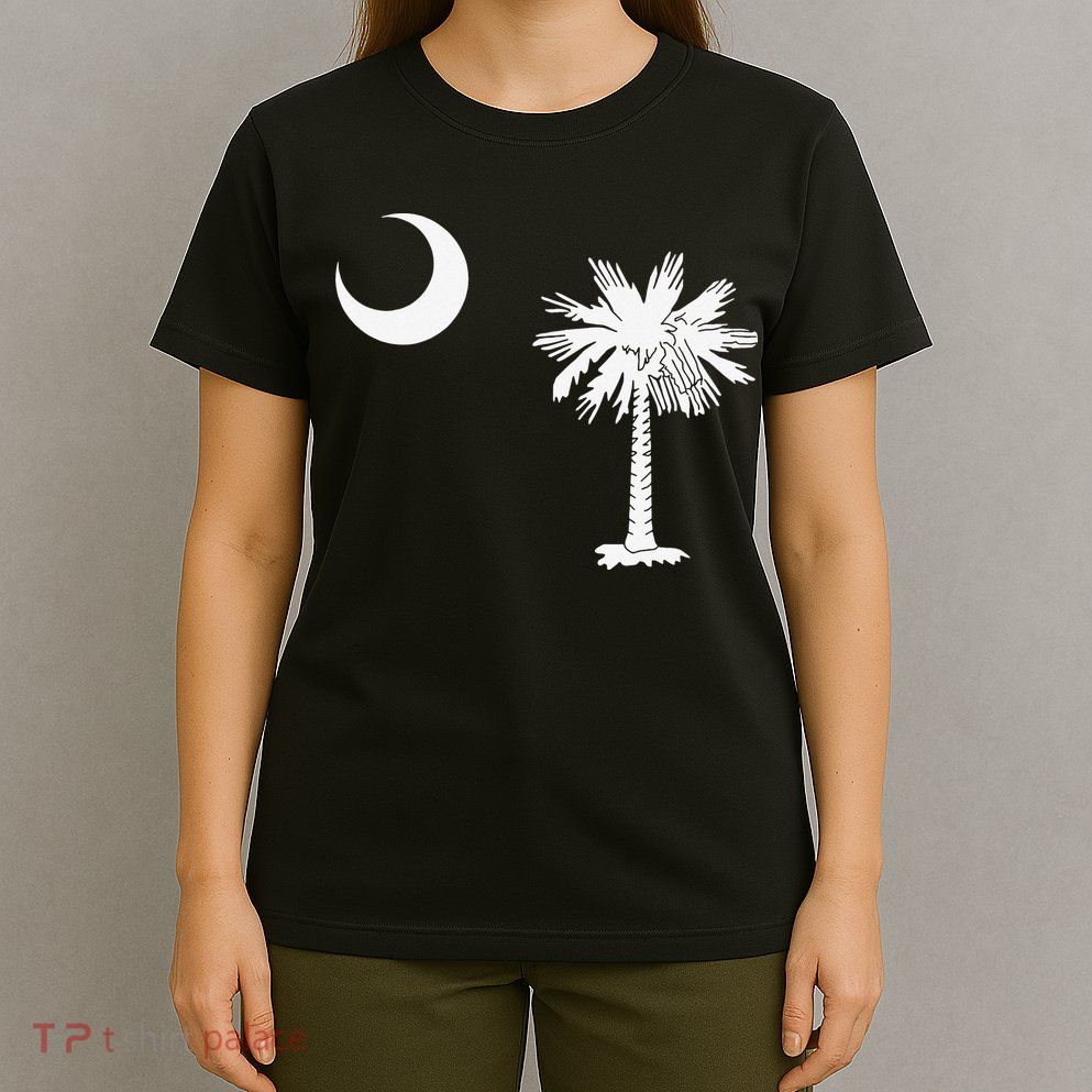South Carolina State Flag Palmetto Moon SC Pride T-Shirt