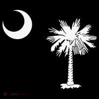South Carolina State Flag Palmetto Moon SC Pride T-Shirt