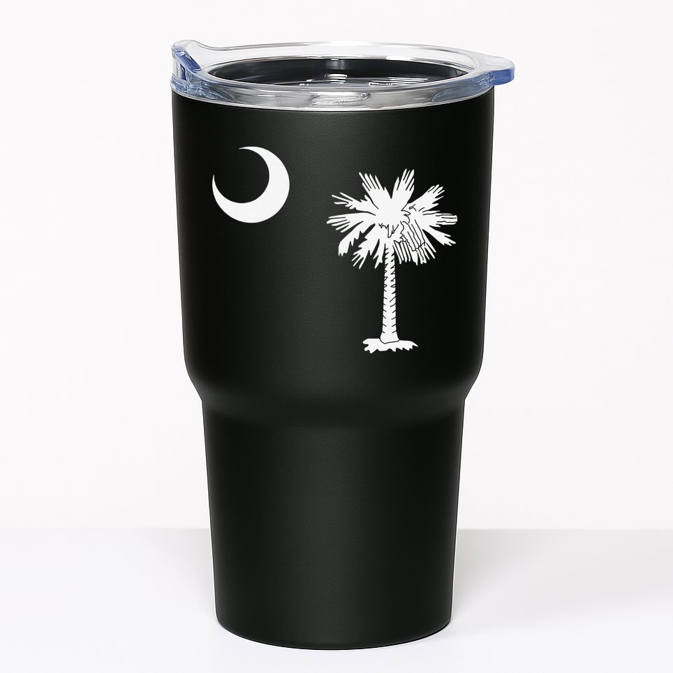 South Carolina State Flag Palmetto Moon SC Pride Tumbler