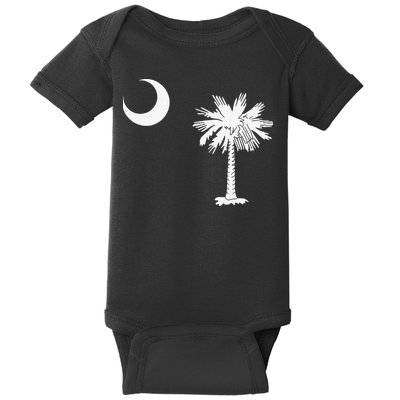 South Carolina State Flag Palmetto Moon SC Pride Baby Bodysuit