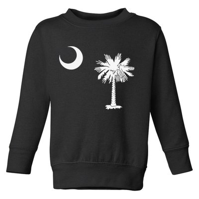 South Carolina State Flag Palmetto Moon SC Pride Toddler Sweatshirt