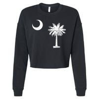 South Carolina State Flag Palmetto Moon SC Pride Cropped Pullover Crew