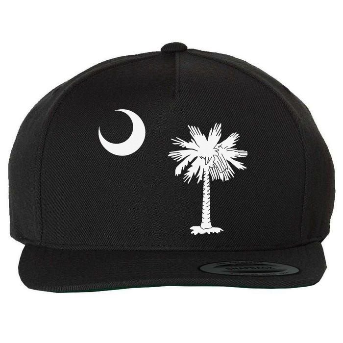 South Carolina State Flag Palmetto Moon SC Pride Wool Snapback Cap