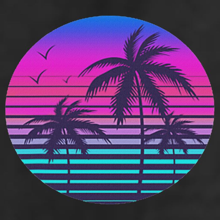 Sunset Cool Summer Vacation Women Beach Palm Tree Adult Drive Performance Visor