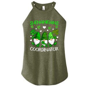 Shenanigans Coordinator St Patricks Day Green Gnomes Lovers Women's Perfect Tri Rocker Tank