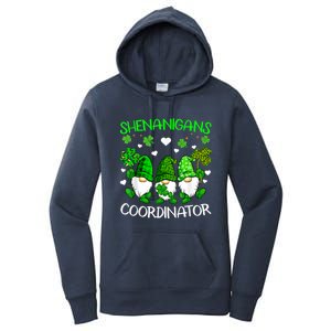 Shenanigans Coordinator St Patricks Day Green Gnomes Lovers Women's Pullover Hoodie