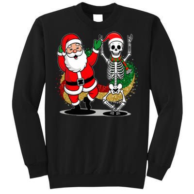 Santa Claus & Skeleton Christmas Sweatshirt