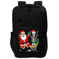 Santa Claus & Skeleton Christmas Impact Tech Backpack