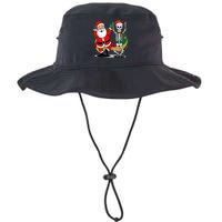 Santa Claus & Skeleton Christmas Legacy Cool Fit Booney Bucket Hat