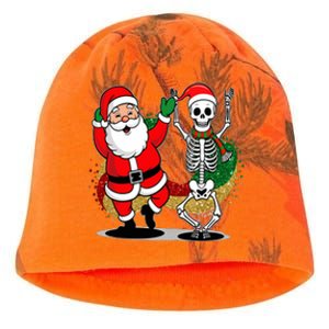 Santa Claus & Skeleton Christmas Kati - Camo Knit Beanie