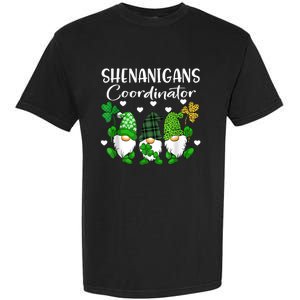 Shenanigans Coordinator St Patricks Day Gnomes Green Proud Garment-Dyed Heavyweight T-Shirt