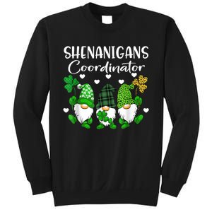 Shenanigans Coordinator St Patricks Day Gnomes Green Proud Sweatshirt