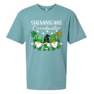 Shenanigans Coordinator St Patricks Day Gnomes Green Proud Sueded Cloud Jersey T-Shirt