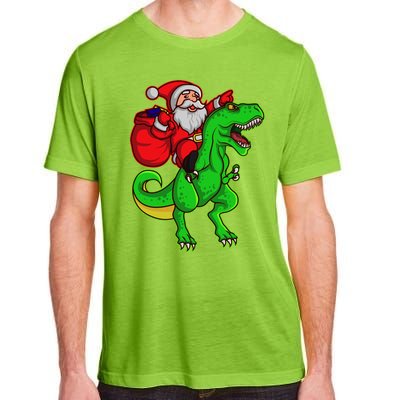 Santa Claus Sweater Dad Christmas Dino Trex Tree Rex Meaningful Gift Adult ChromaSoft Performance T-Shirt