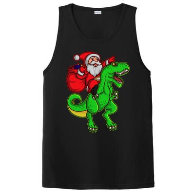 Santa Claus Sweater Dad Christmas Dino Trex Tree Rex Meaningful Gift PosiCharge Competitor Tank