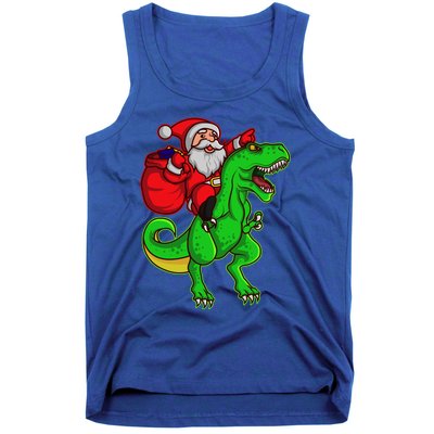 Santa Claus Sweater Dad Christmas Dino Trex Tree Rex Meaningful Gift Tank Top