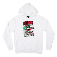 Santa Clause Skating Board Xmas Hoodie