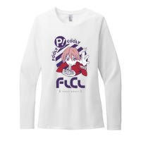 Spaghetti Cute Womens CVC Long Sleeve Shirt