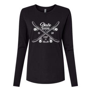 Santa Cruz Skateboards Skate Or Die Street Wear Giftv Womens Cotton Relaxed Long Sleeve T-Shirt