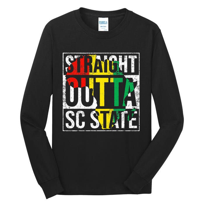 South Carolina SC Vintage State Retro 125th Birthday Tall Long Sleeve T-Shirt