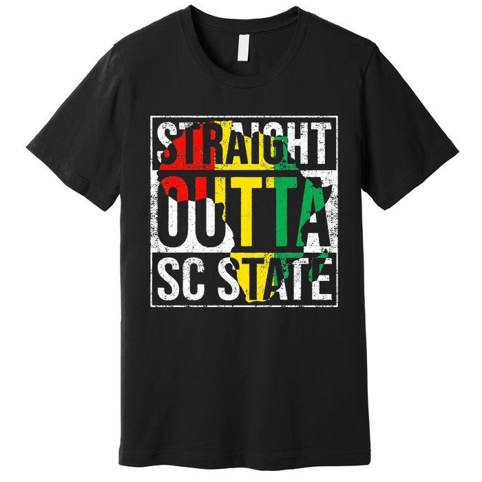 South Carolina SC Vintage State Retro 125th Birthday Premium T-Shirt