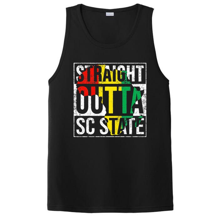 South Carolina SC Vintage State Retro 125th Birthday PosiCharge Competitor Tank