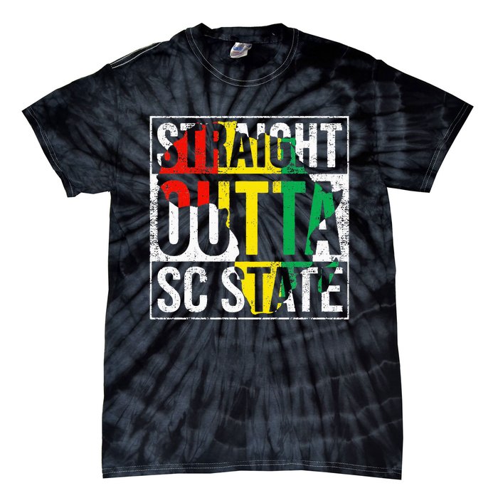 South Carolina SC Vintage State Retro 125th Birthday Tie-Dye T-Shirt