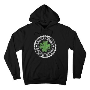 Shenanigans Coordinator Shamrock St. PatrickS Day Hoodie