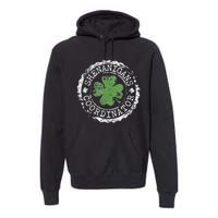 Shenanigans Coordinator Shamrock St. PatrickS Day Premium Hoodie