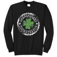 Shenanigans Coordinator Shamrock St. PatrickS Day Tall Sweatshirt