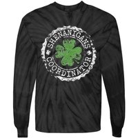 Shenanigans Coordinator Shamrock St. PatrickS Day Tie-Dye Long Sleeve Shirt