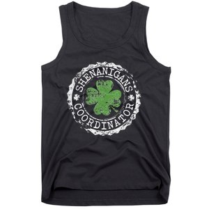 Shenanigans Coordinator Shamrock St. PatrickS Day Tank Top