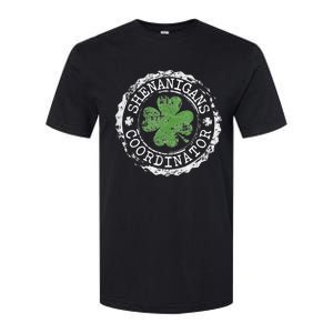 Shenanigans Coordinator Shamrock St. PatrickS Day Softstyle CVC T-Shirt