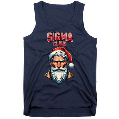 Sigma Claus Santa Brainrot Christmas Funny Tank Top