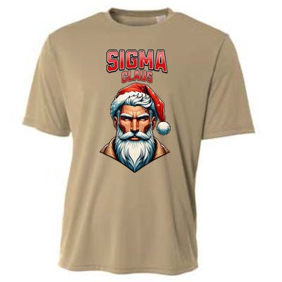 Sigma Claus Santa Brainrot Christmas Funny Cooling Performance Crew T-Shirt