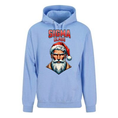 Sigma Claus Santa Brainrot Christmas Funny Unisex Surf Hoodie