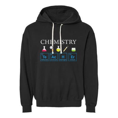 Science Chemical Symbol Chemistry Teacher Garment-Dyed Fleece Hoodie