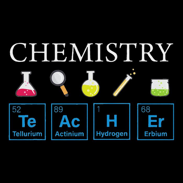 Science Chemical Symbol Chemistry Teacher V-Neck T-Shirt