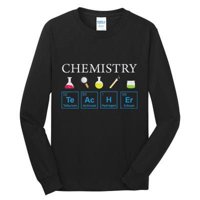 Science Chemical Symbol Chemistry Teacher Tall Long Sleeve T-Shirt