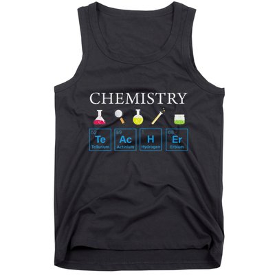 Science Chemical Symbol Chemistry Teacher Tank Top