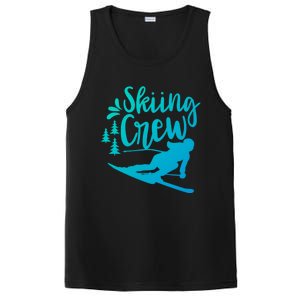 Skiing Crew Ski Winter Sports Skier Skiers Cute Gift PosiCharge Competitor Tank