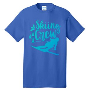 Skiing Crew Ski Winter Sports Skier Skiers Cute Gift Tall T-Shirt